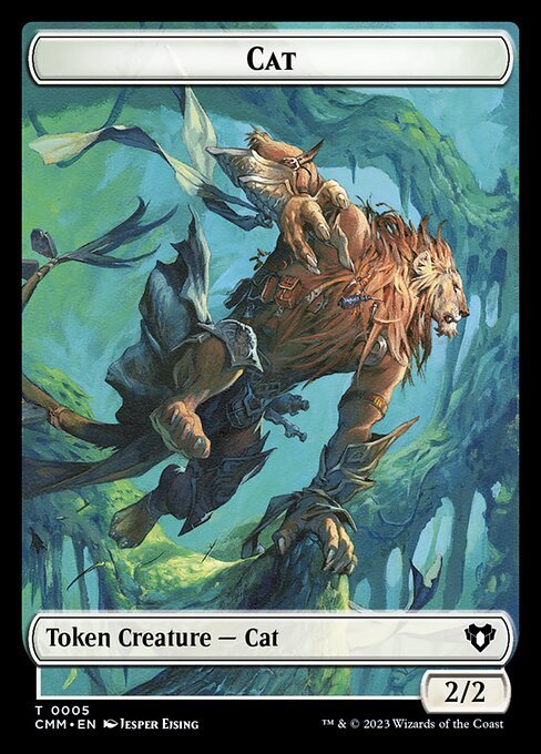 Servo // Cat (0005) Double - Sided Token [Commander Masters Tokens] - Card Brawlers