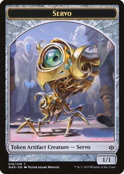 Servo // Dragon Double - Sided Token [Challenger Decks 2020 Tokens] - Card Brawlers