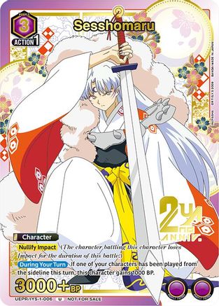 Sesshomaru (006) (Gold) (UEPR/IYS-1-006) - Union Arena Promotion Cards Foil - Card Brawlers