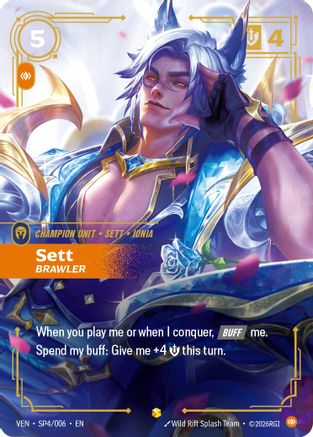 Sett - Brawler (SP4/006) - Vendetta Foil - Card Brawlers