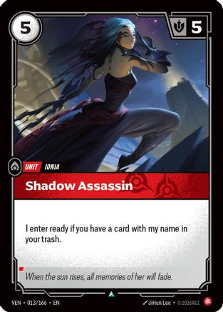 Shadow Assassin (013/166) - Vendetta - Card Brawlers