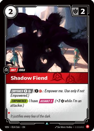 Shadow Fiend (014/166) - Vendetta - Card Brawlers
