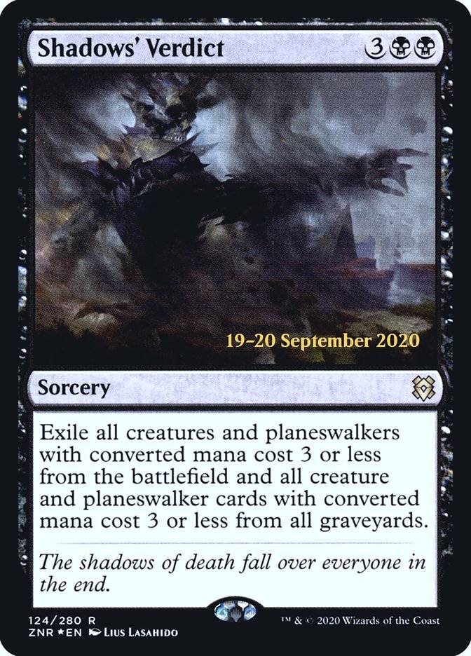 Shadows' Verdict [Zendikar Rising Prerelease Promos] - Card Brawlers