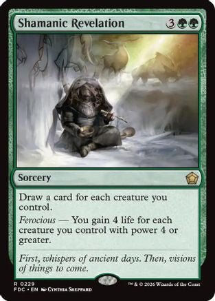 Shamanic Revelation (FDC-229) - Commander: Foundations - Card Brawlers