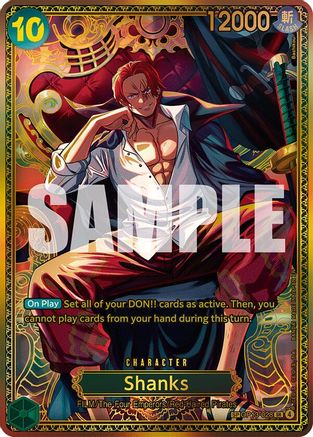 Shanks (OP13-028) (SP) (OP13-028) - The World's Strongest Warriors Foil - Card Brawlers