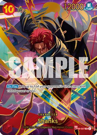 Shanks (SP) (OP06-007) - Premium Booster -The Best- Vol. 2 Foil - Card Brawlers