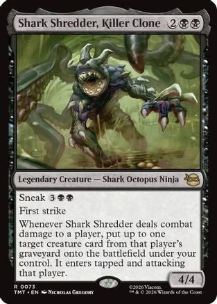 Shark Shredder, Killer Clone (TMT-073) - Teenage Mutant Ninja Turtles - Card Brawlers