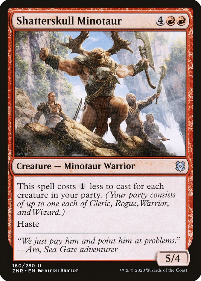 Shatterskull Minotaur [Zendikar Rising] - Card Brawlers