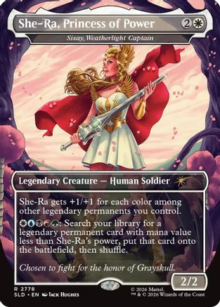 She-Ra, Princess of Power - Sisay, Weatherlight Captain (SLD-2778) - Secret Lair Drop Series Foil - Card Brawlers