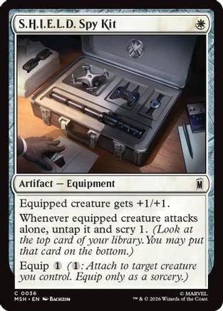 S.H.I.E.L.D. Spy Kit (MSH-036) - Marvel Super Heroes Foil - Card Brawlers