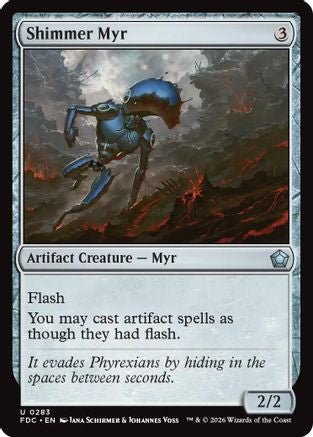Shimmer Myr (FDC-283) - Commander: Foundations - Card Brawlers