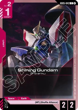 Shining Gundam (GD05-042) (GD05-042) - Freedom Ascension - Card Brawlers