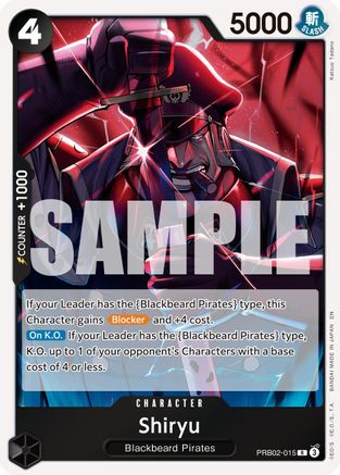 Shiryu (PRB02-015) - Premium Booster -The Best- Vol. 2 Foil - Card Brawlers