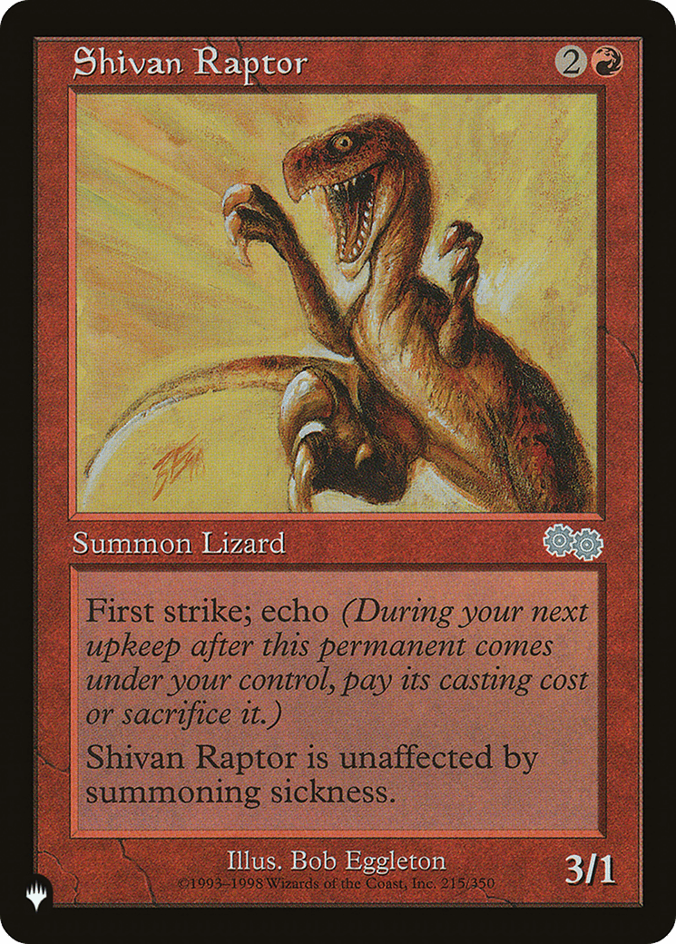Shivan Raptor [The List] - Card Brawlers