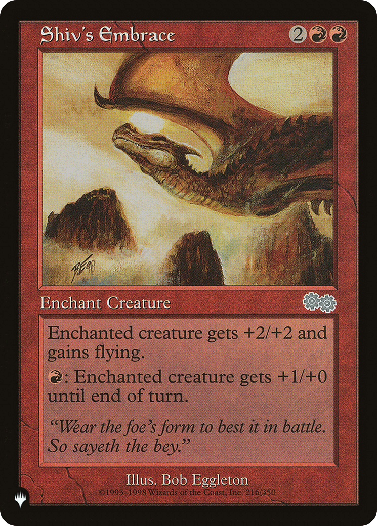 Shiv's Embrace [The List] - Card Brawlers