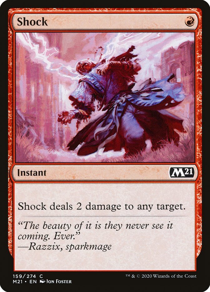 Shock [Core Set 2021] - Card Brawlers