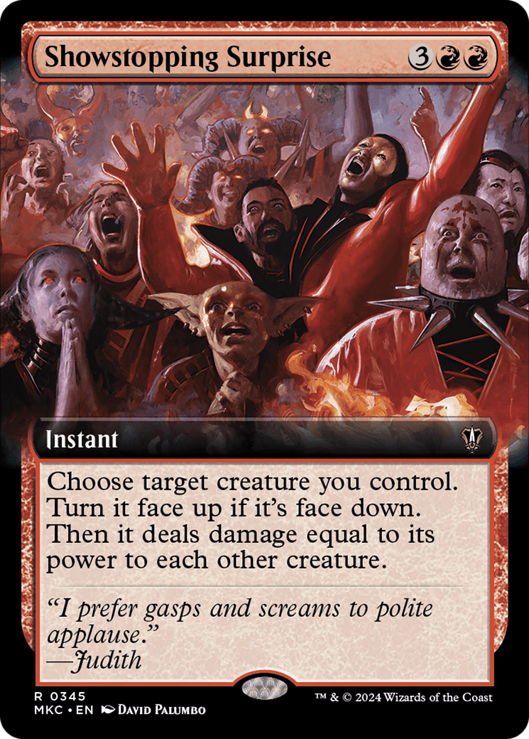 Showstopping Surprise (Extended Art) [Murders at Karlov Manor Commander] - Card Brawlers