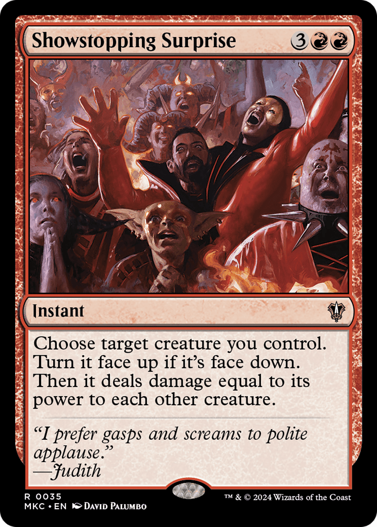 Showstopping Surprise [Murders at Karlov Manor Commander] - Card Brawlers