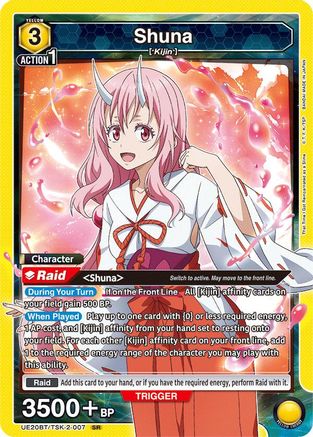Shuna (007) (UE20BT/TSK-2-007) - UE20BT That Time I Got Reincarnated as a Slime Foil - Card Brawlers