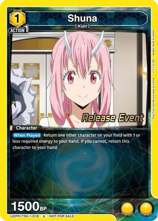 Shuna (018) (UEPR/TSK-1-018) - UE20BT That Time I Got Reincarnated as a Slime Release Event Cards - Card Brawlers