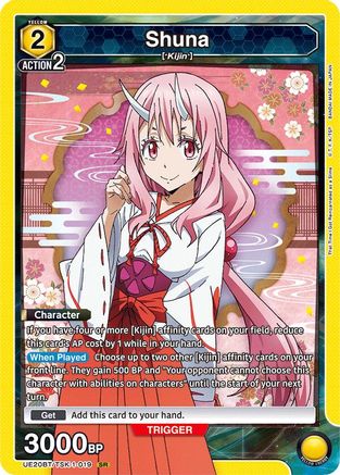 Shuna (019) (UE20BT/TSK-1-019) - UE20BT That Time I Got Reincarnated as a Slime Foil - Card Brawlers