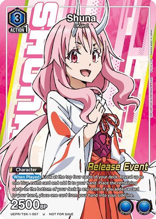 Shuna (Release Event Participant) (UEPR/TSK-1-057) - UE20BT That Time I Got Reincarnated as a Slime Release Event Cards - Card Brawlers