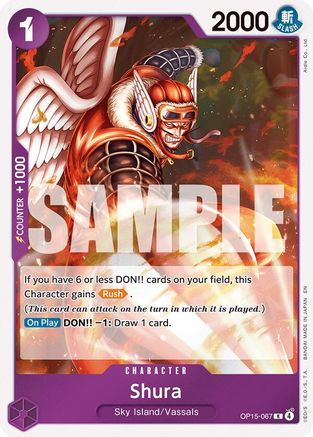 Shura (OP15-067) - Adventure on Kami's Island Foil - Card Brawlers