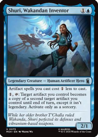 Shuri, Wakandan Inventor (MSH-075) - Marvel Super Heroes - Card Brawlers