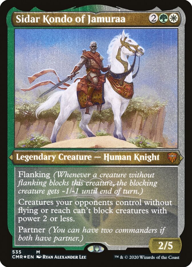 Sidar Kondo of Jamuraa (Etched) [Commander Legends] - Card Brawlers