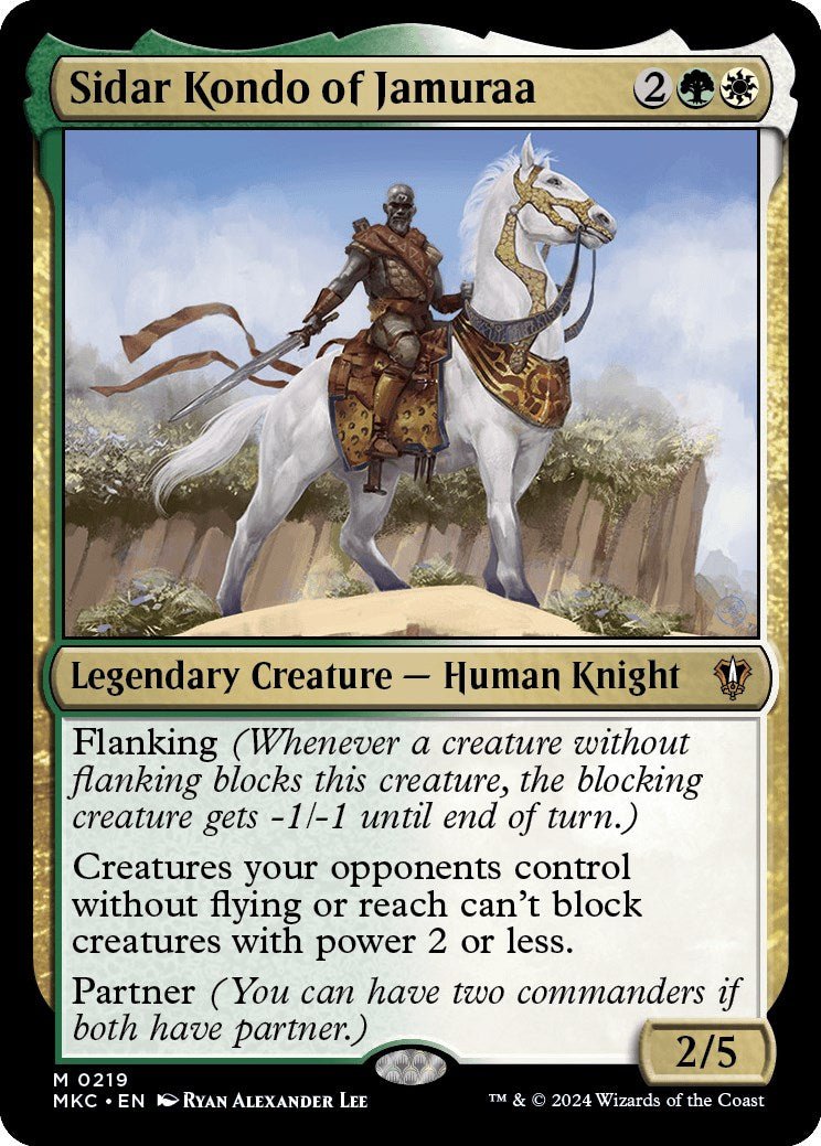 Sidar Kondo of Jamuraa [Murders at Karlov Manor Commander] - Card Brawlers