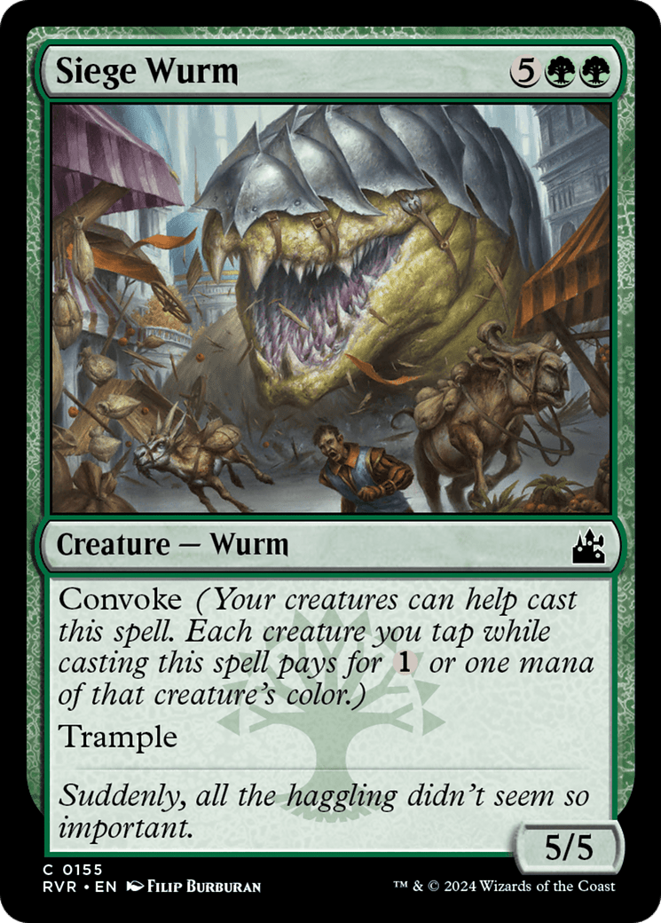 Siege Wurm [Ravnica Remastered] - Card Brawlers