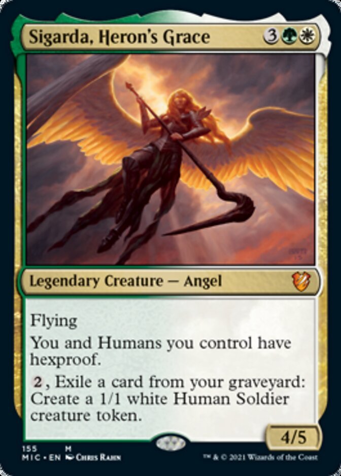 Sigarda, Heron's Grace [Innistrad: Midnight Hunt Commander] - Card Brawlers