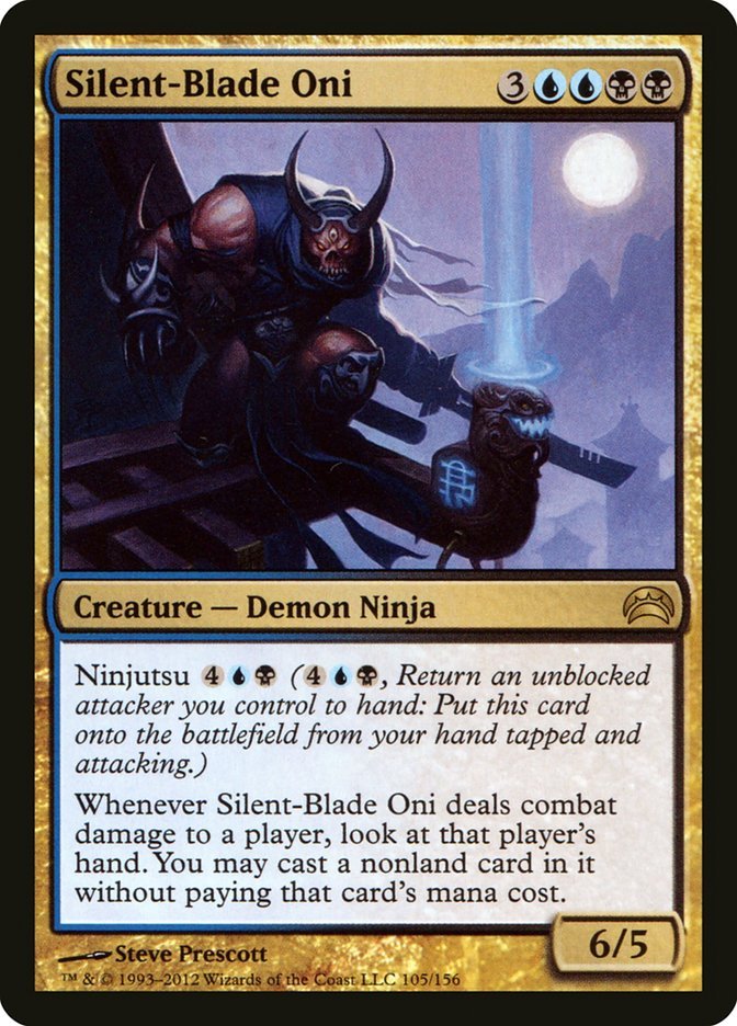 Silent - Blade Oni [Planechase 2012] - Card Brawlers