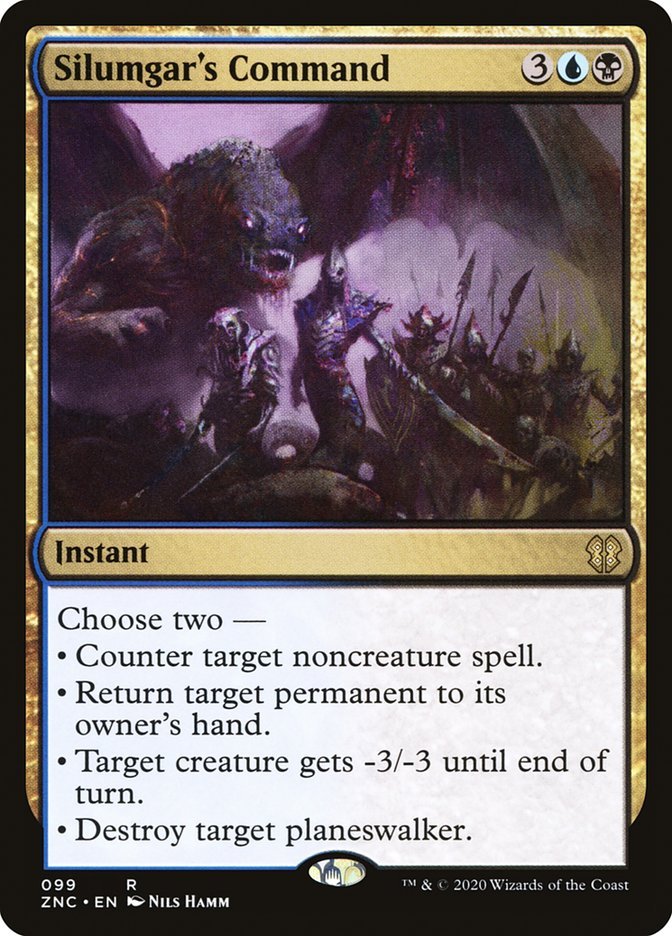 Silumgar's Command [Zendikar Rising Commander] - Card Brawlers