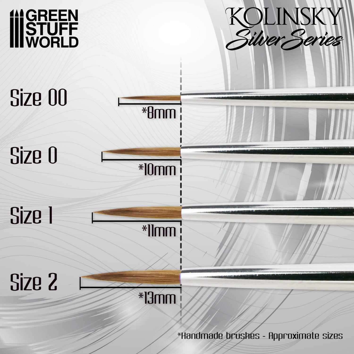 Silver Series Paint Brush Set - Green Stuff World - Card Brawlers | Quebec | Canada |