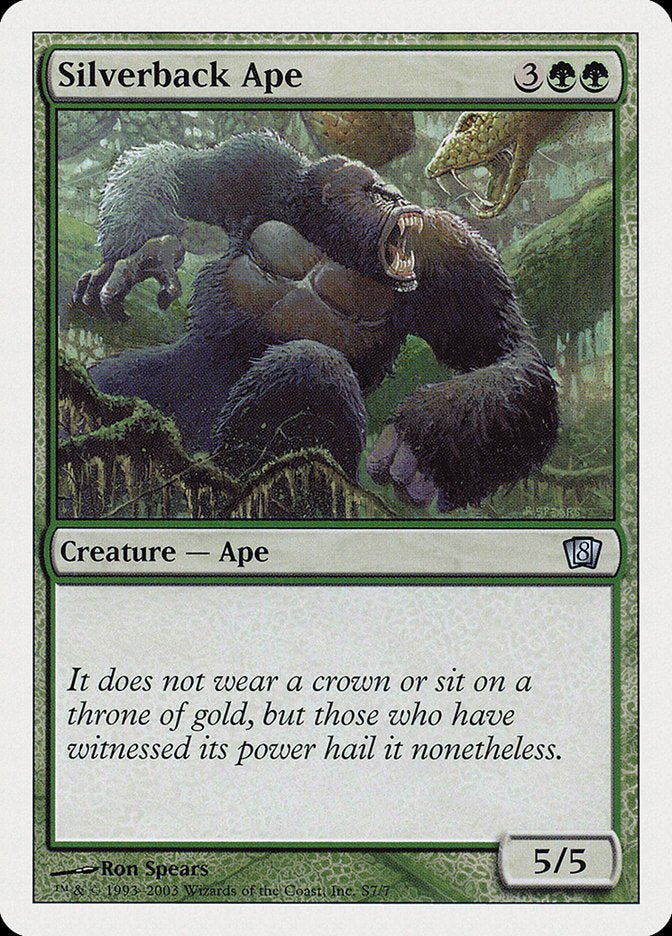 Silverback Ape [Eighth Edition] - Card Brawlers