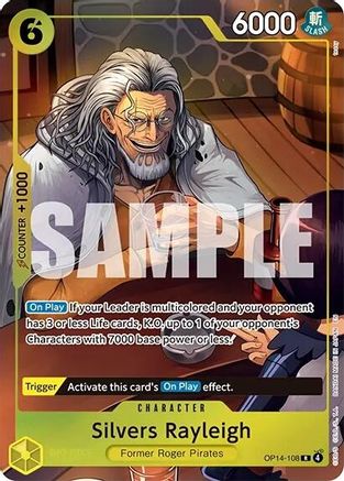 Silvers Rayleigh (One Piece Card Game Illustration Box Vol. 7) (OP14-108) - One Piece Promotion Cards Foil - Card Brawlers