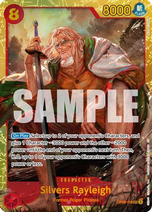 Silvers Rayleigh - OP08-118 (Reprint) (OP08-118) - Premium Booster -The Best- Vol. 2 Foil - Card Brawlers