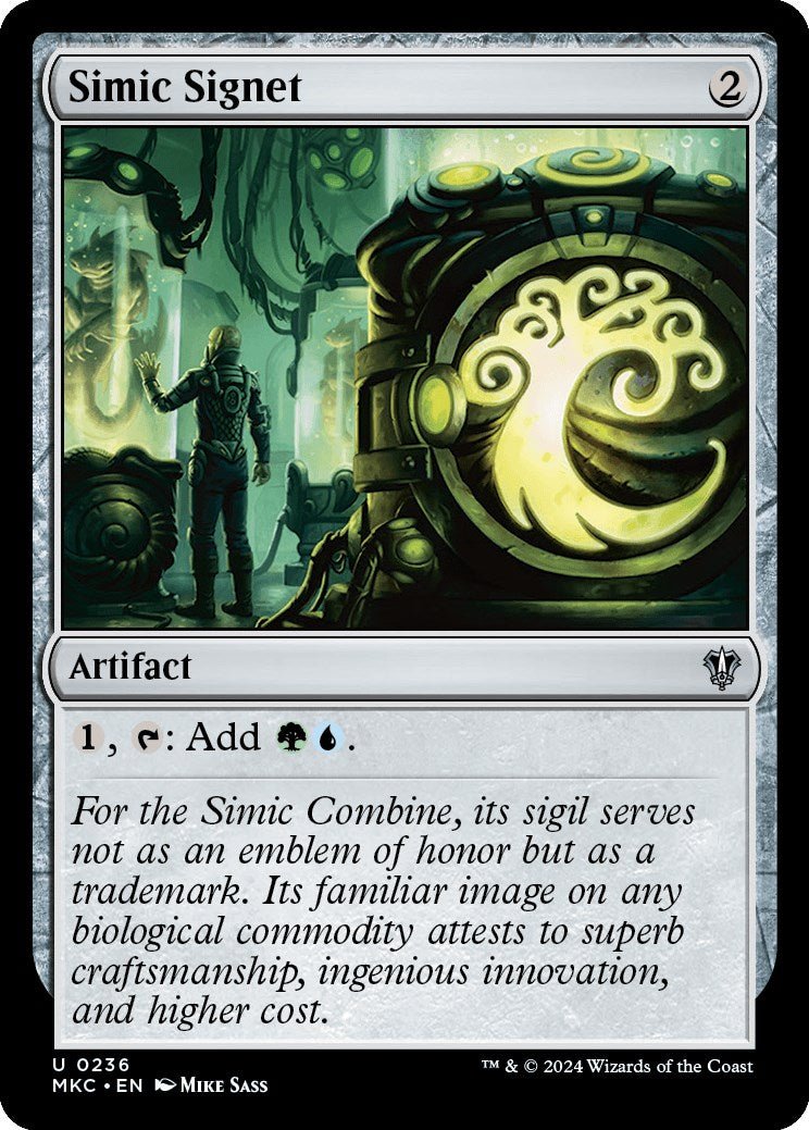 Simic Signet [Murders at Karlov Manor Commander] - Card Brawlers