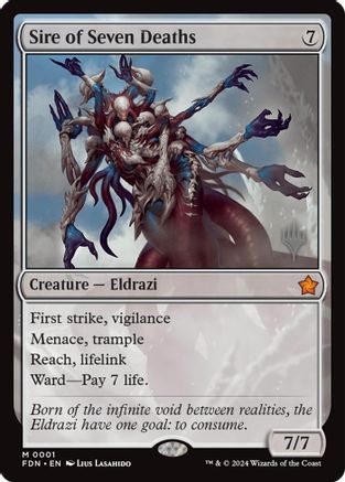 Sire of Seven Deaths (PPECL-001) - Promo Pack: Lorwyn Eclipsed - Card Brawlers