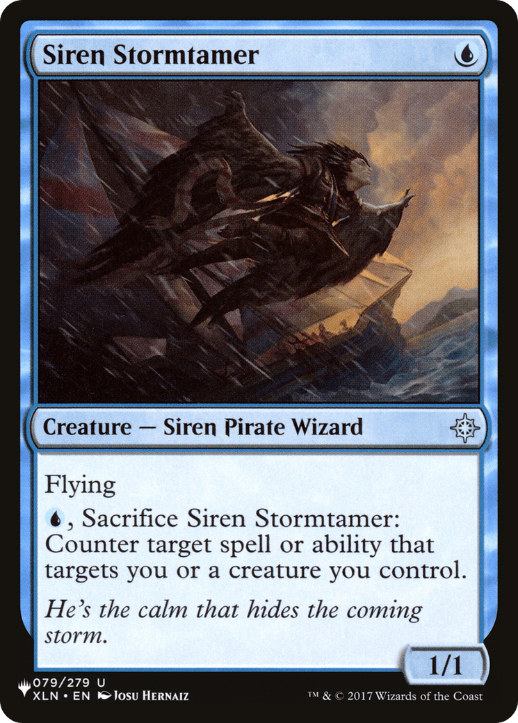 Siren Stormtamer [The List] - Card Brawlers