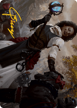 Skaab Wrangler Art Card (Gold - Stamped Signature) [Innistrad: Midnight Hunt Art Series] - Card Brawlers