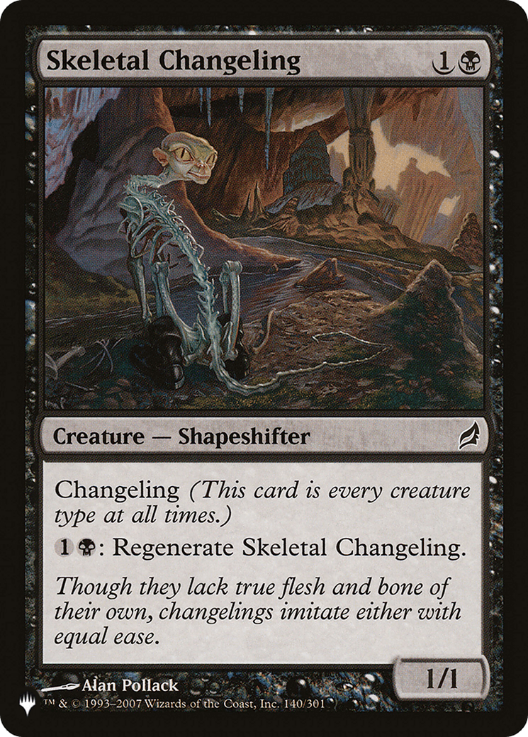Skeletal Changeling [The List] - Card Brawlers
