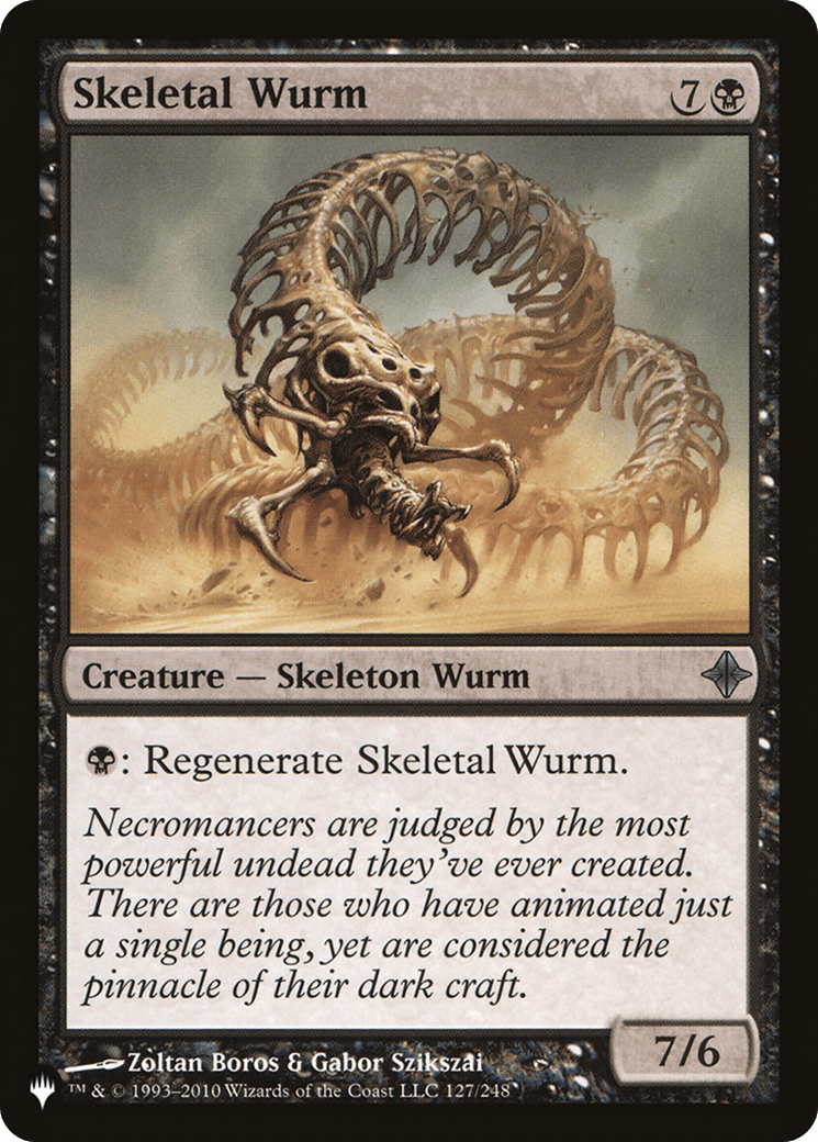 Skeletal Wurm [The List] - Card Brawlers