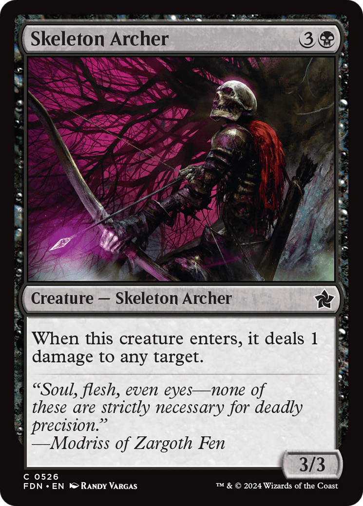 Skeleton Archer [Foundations] - Card Brawlers