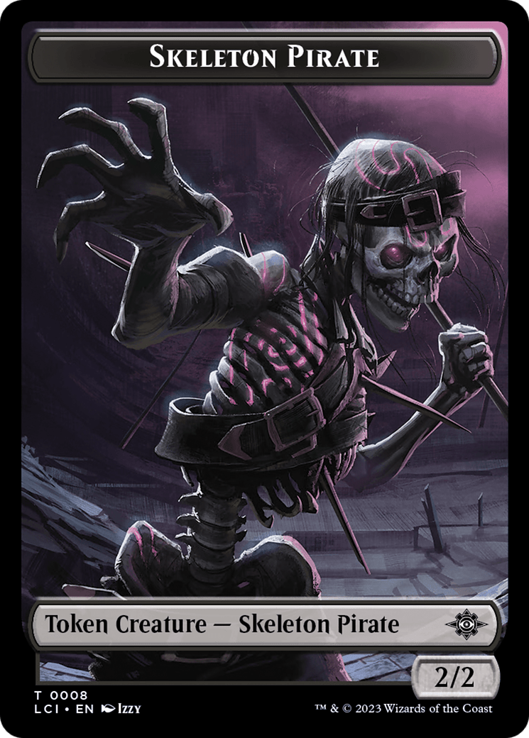 Skeleton Pirate Token [The Lost Caverns of Ixalan Tokens] - Card Brawlers