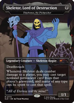 Skeletor, Lord of Destruction - Tinybones, the Pickpocket (SLD-2773) - Secret Lair Drop Series - Card Brawlers