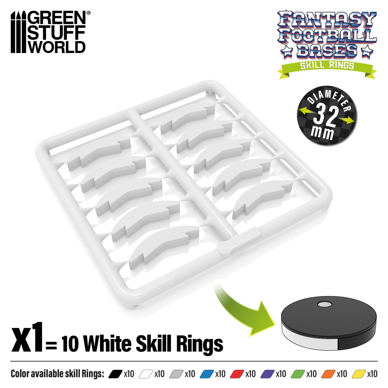 Green Stuff World - Skill Ring - 32mm - Green Stuff World - Card Brawlers | Quebec | Canada |