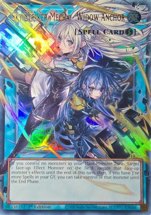 Sky Striker Mecha - Widow Anchor (MAMO-EN019) - Magnificent Monsters 1st Edition - Card Brawlers
