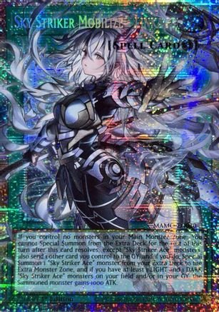 Sky Striker Mobilize - Linkage! (Starlight Rare) (MAMO-EN020) - Magnificent Monsters 1st Edition - Card Brawlers